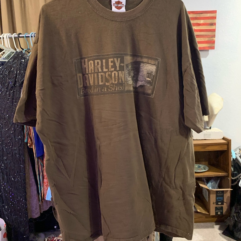 Harley-Davidson Dark Brown Short Sleeve Tee